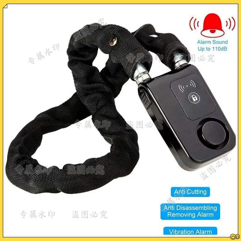 Security Chain Door - Bluetooth Smart Chain Lock, Keyless Bike/Motorcycle