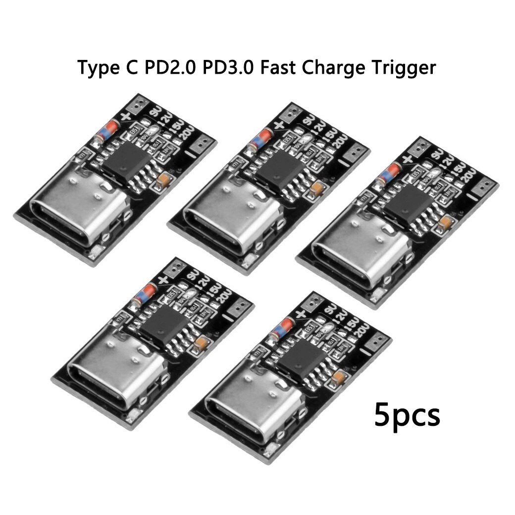 5pcs Type C PD2.0 PD3.0 Fast C - Co Detector Plug 评论和价格